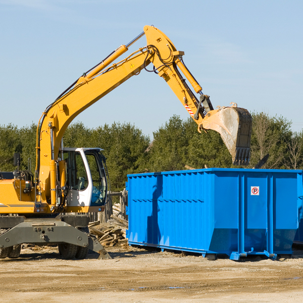 are there any restrictions on where a residential dumpster can be placed in Stitzer Wisconsin